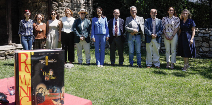 Roda de premsa de presentació de la inclusió d’Andorra a la Enciclopèdia del Romànic a la península Ibèrica.