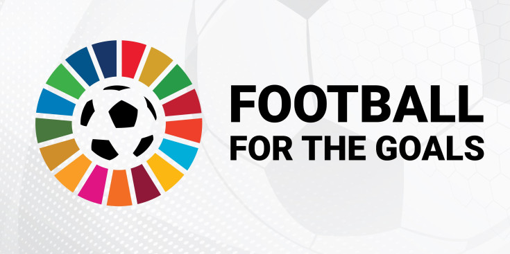 El logotip de Football For The Goals.