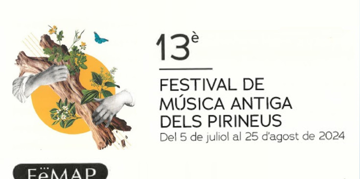 Cartell de la 13a edició del Festival de Música Antiga dels Pirineus.
