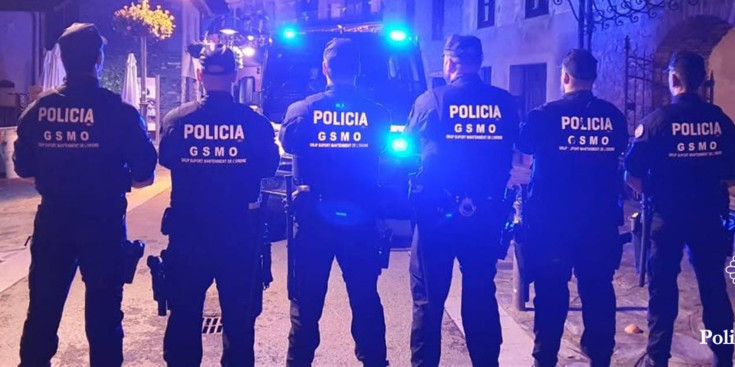 Agents de la Policia d'Andorra.