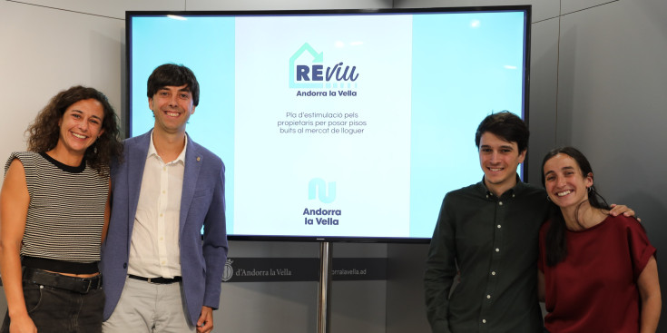 Presentació del projecte 'Reviu', avui a Andorra la Vella.