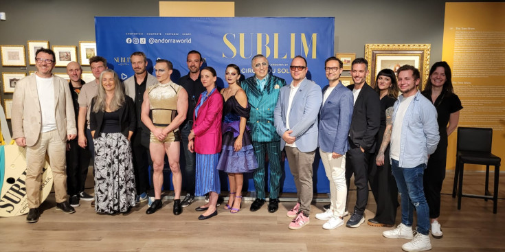 Presentació de l'espectacle 'Sublim' amb l'equip creatiu, directiu i artístic del Cirque du Soleil.