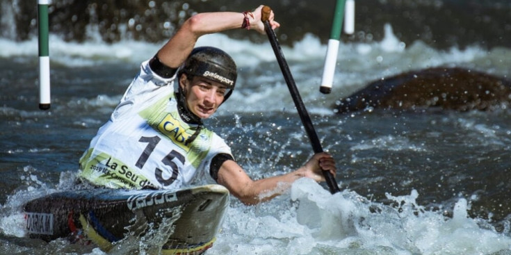 Mònica Doria en una competició a La Seu (Arxiu).