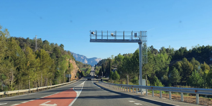 El radar de tram situat a la C-14.