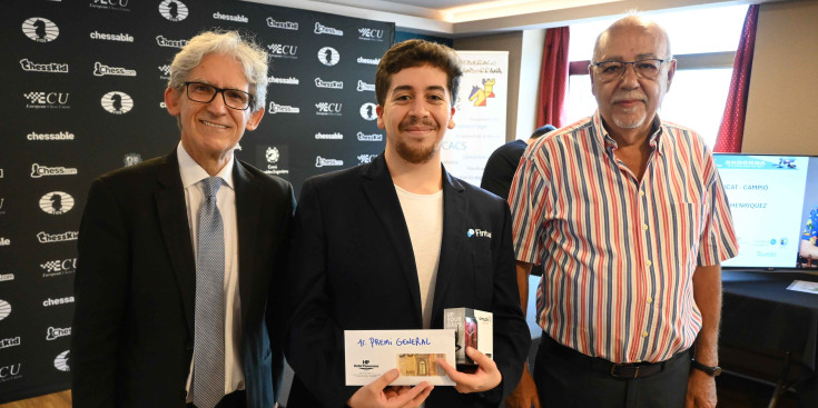 Cristóbal Henríquez, campió de l'Andorra Open.