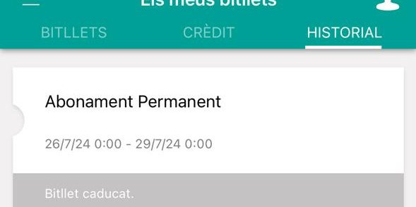 Incidència a l'app Mou-te de FEDA.