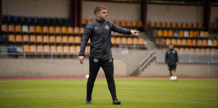 Ferran Costa durant un entrenament d'aquest mes.