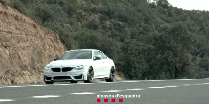 El conductor ha sigut denunciat penalment per arribar a una velocitat de 203 km/h.