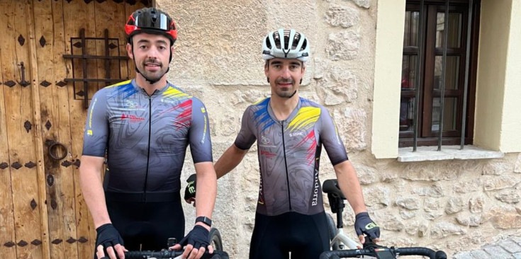 Xavi Jové i Òscar Cabanas en el Campionat d’Espanya de Gravel.