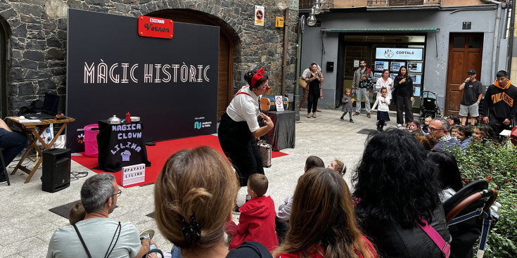 Un espectacle de la primera edició del Màgic Històric.