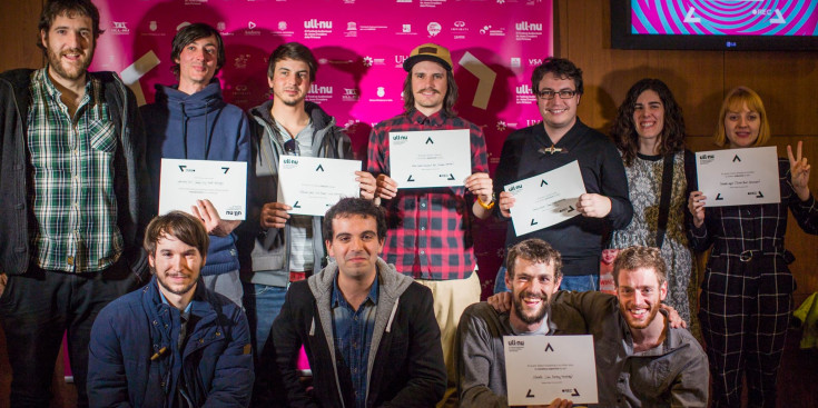 Els guanyadors de l’última edició del festival Ull-Nu.