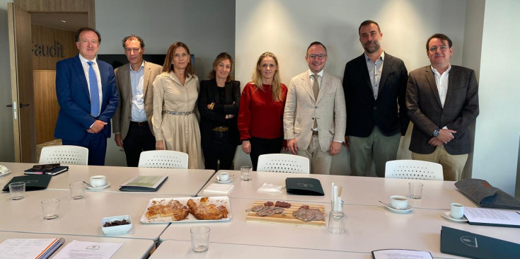 El cap de Govern, Xavier Espot, en la reunió amb membres de l'EFA.