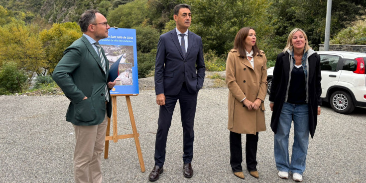 Presentació de l'inici de les obres del túnel de Rocafort, avui a Sant Julià de Lòria.