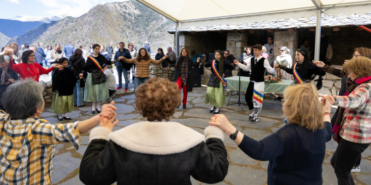 Una celebració del dia de Sant Miquel d'Engolasters.