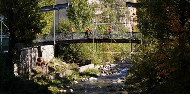 El Comú d’Encamp començarà la setmana vinent les obres de rehabilitació del viaducte del carrer Hort de Godí.