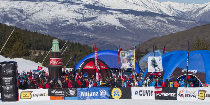 Competició a La Molina.