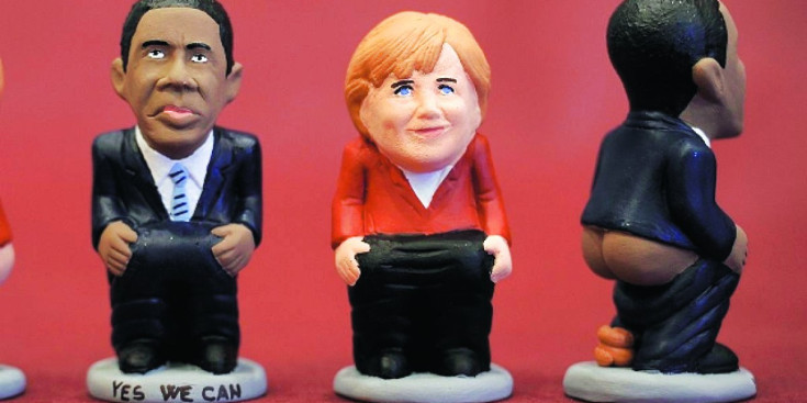 Berlusconi, Rajoy, Obama o Merkel són dels caganers més venuts.