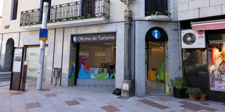 La nova oficina de turisme d'Escaldes-Engordany, a la plaça Santa Anna.