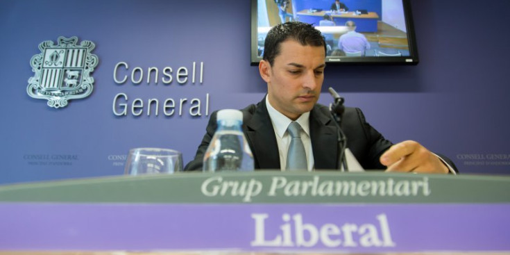 El president suplent del Grup Parlamentari Liberal, Jordi Gallardo, en una compareixença recent.
