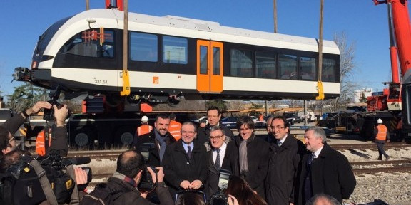 Inauguració de la línia Lleida-La Pobla de Segur