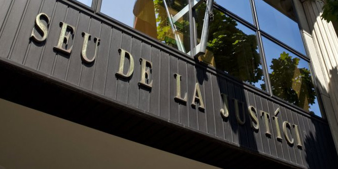 Edifici de la Seu de la Justícia a Andorra la Vella.