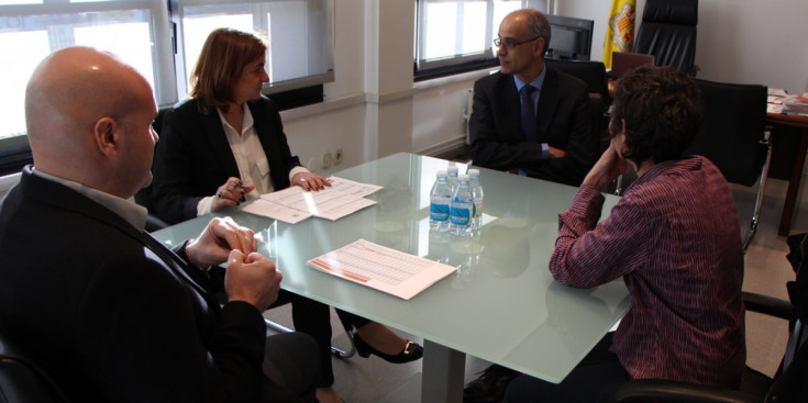 Reunió d’ahir de Martí i Naudi amb els cònsols d’Escaldes-Engordany.