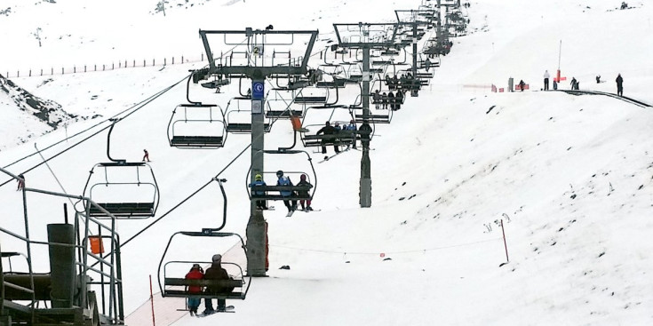 Remuntadors d'esquí de pistes dels Pirineus de Lleida.