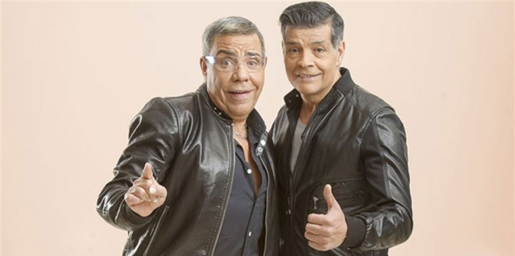 Imatge promocional del duet Los Chunguitos de la seva participació en un programa de Telecinco.