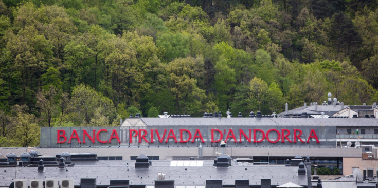 Vista de la seu central de la Banca Privada d’Andorra a Escaldes-Engordany.