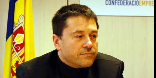 EL conseller de la minoria liberal d'Andorra la Vella, Víctor Pintos