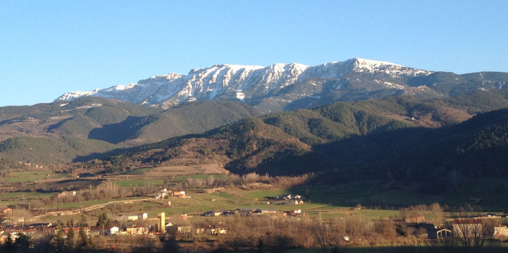 La serra del Cadí, ahir.