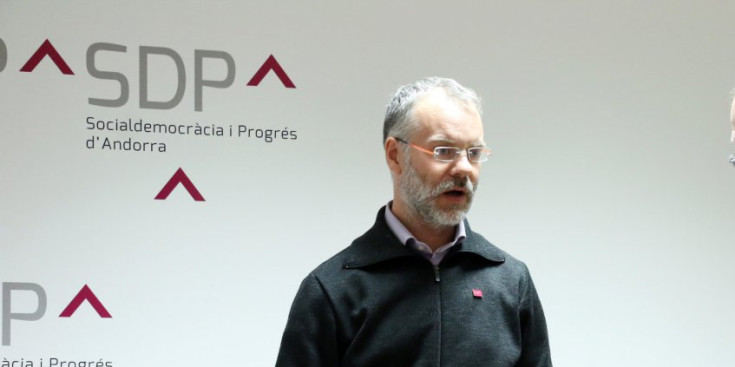 El conseller d’SDP, Josep Roig, en una compareixença anterior.