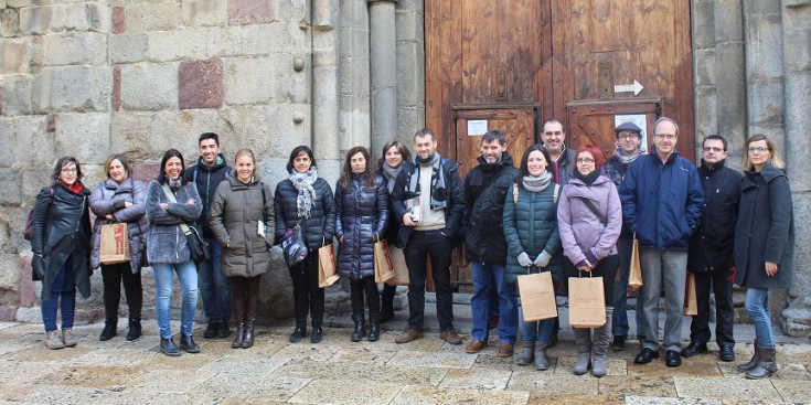 Trobada d'agents turístics de l'Alt Urgell al centre històric de la Seu.