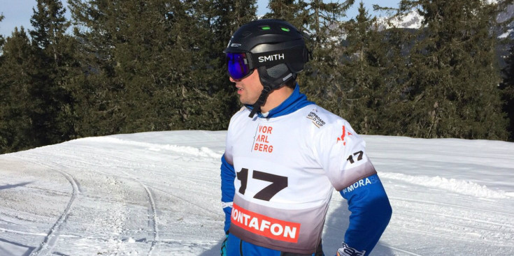 Marín, pensatiu moments abans d’una de les carreres de les finals de la cita de Montafon, el desembre passat.