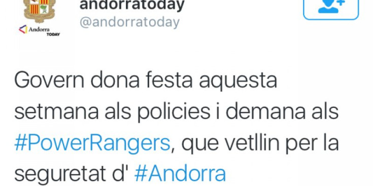 'AndorraToday', un dels comptes més seguits