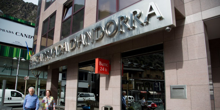 Una de les oficines de Banca Privada d'Andorra.