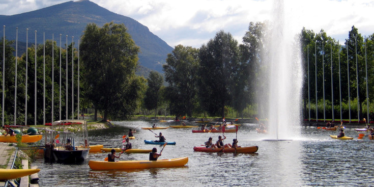 Parc Olímpic del Segre on s’imparteix, entre d’altres activitats, ràfting.