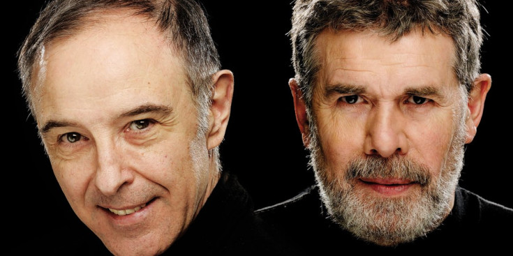 Els protagonistes de l’obra, Manel Barceló i Lluís Soler.