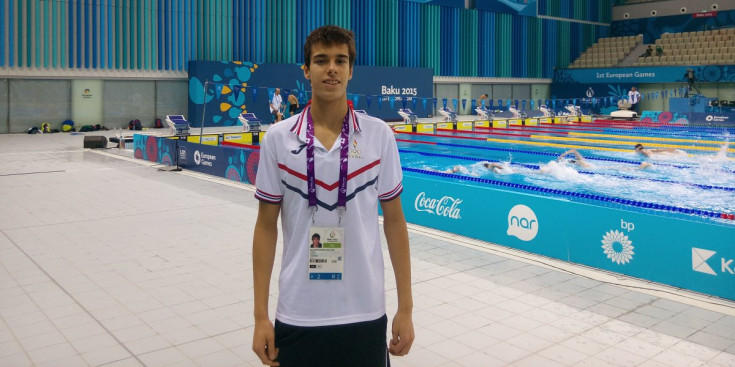 Éric Fernñandez, als Jocs Europeus de Bakú.