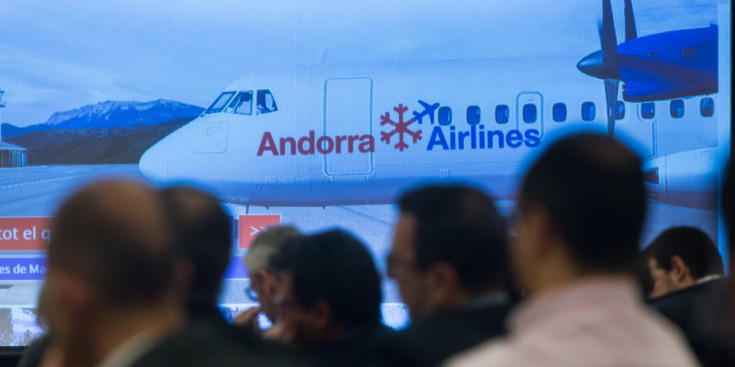 Presentació de la companyia Andorra Airlines.