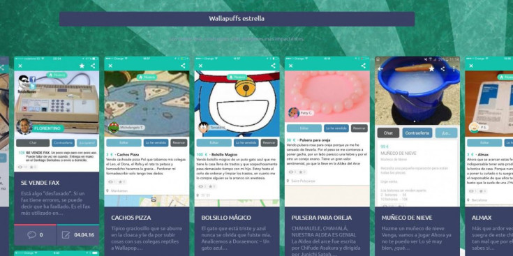 Captura de pantalla del portal ‘Wallapuffs’.