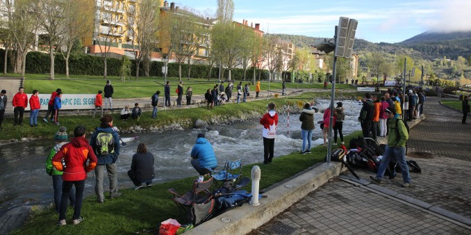 Un moment de la prova desenvolupada al Parc del Segre.