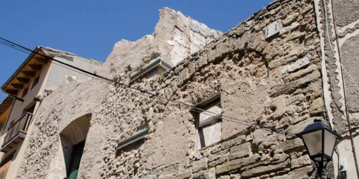 El Castell de Peramola després de la ventada