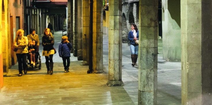 El carrer dels Canonges de la Seu d’Urgell.