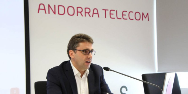 El director de Negociació Estratègica d'Andorra Telecom, Carles Casadevall