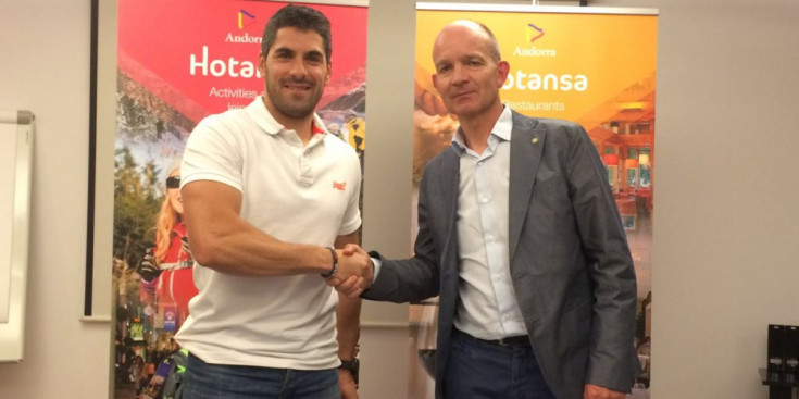 España signava ahir un acord de patrocini amb Hotansa.