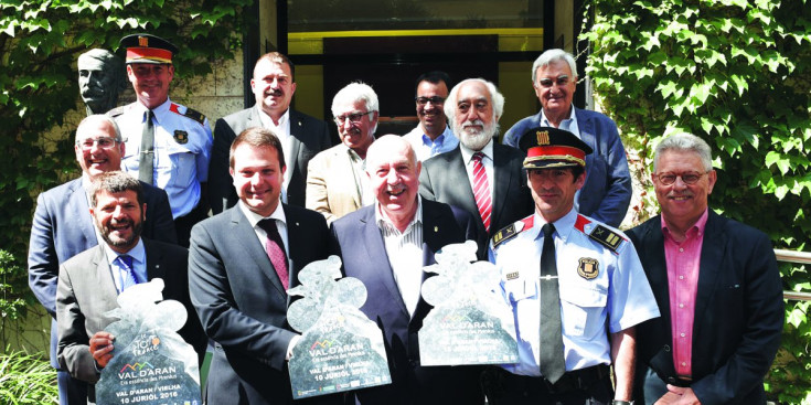 Presentació de l’etapa catalana del Tour de França, ahir.