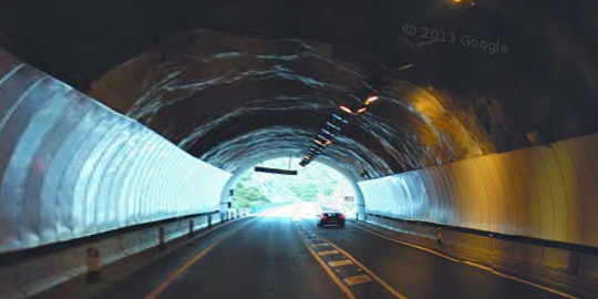 Un dels túnels del terme de Coll de Nargó on es va produir l’accident.