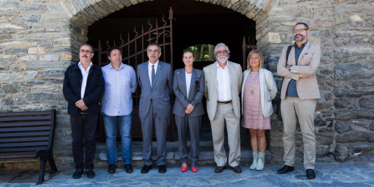 Els membres del Patronat de la Fundació ahir a la Casa Museu d’Areny Plandolit d’Ordino.