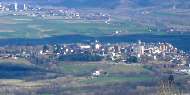 Vista general de Puigcerdà, on van tenir lloc els fets.